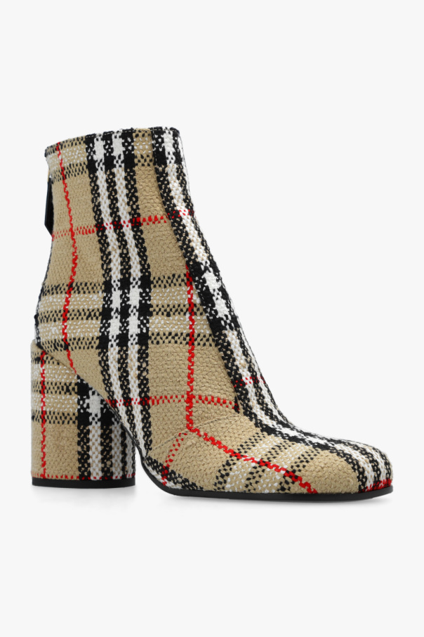 Burberry on sale heel boots